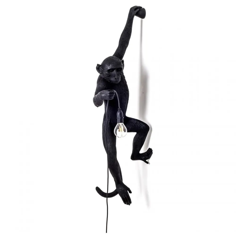 Seletti Lampada da Tavolo Monkey Lamp Black