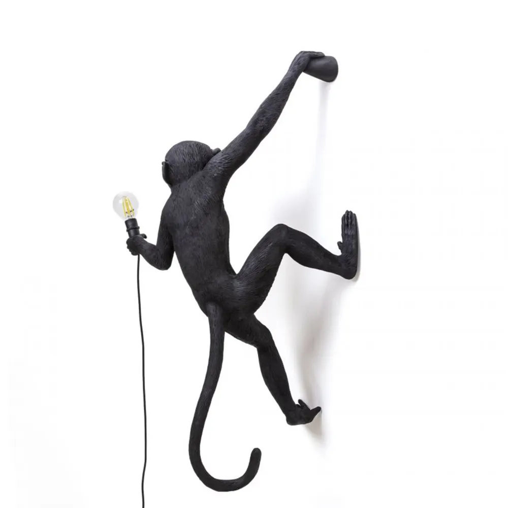 Seletti Table Lamp Monkey Lamp Black