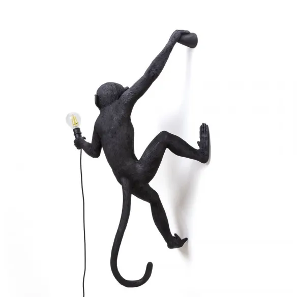 Seletti Lámpara de mesa Monkey Lamp Black