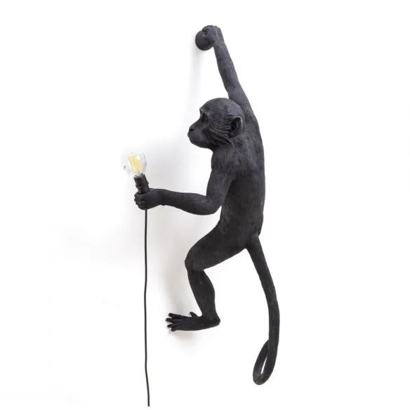 Seletti Lámpara de mesa Monkey Lamp Black