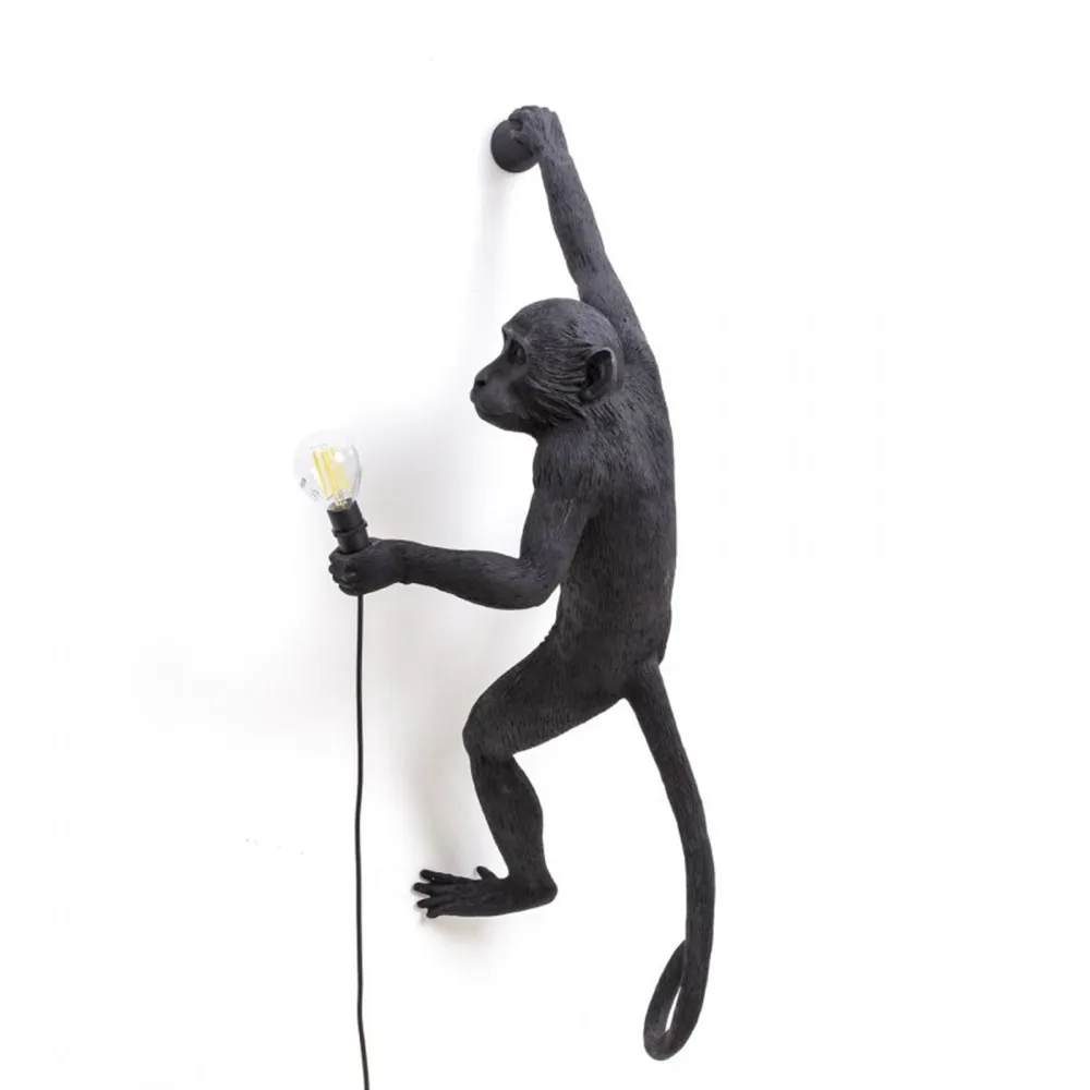 Seletti Lámpara de mesa Monkey Lamp Black