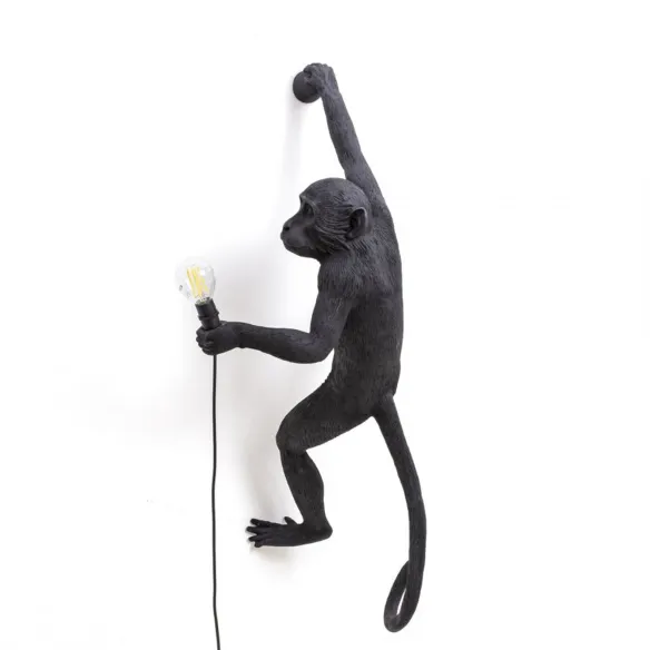 Seletti Lámpara de mesa Monkey Lamp Black