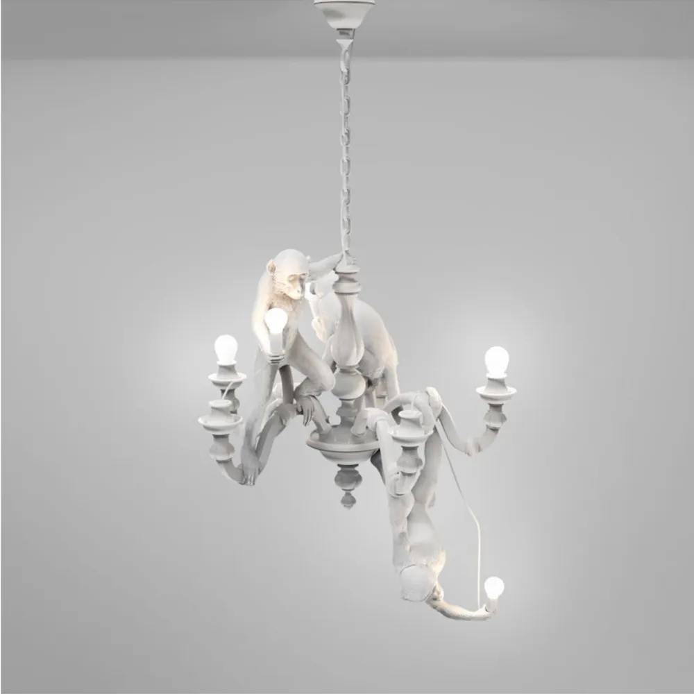 Seletti Lámpara de suspensión Monkey Chandelier