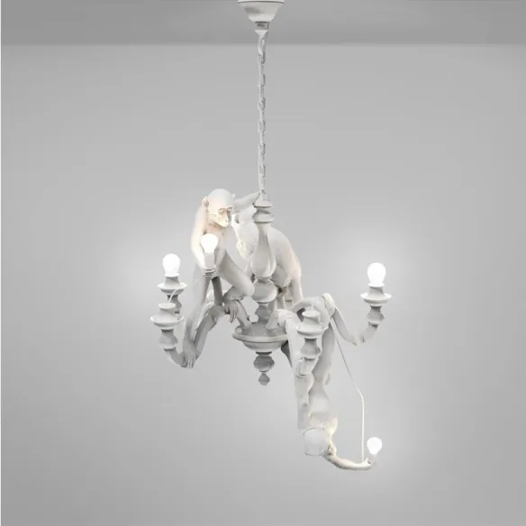Seletti Lampada a sospensione Monkey Chandelier