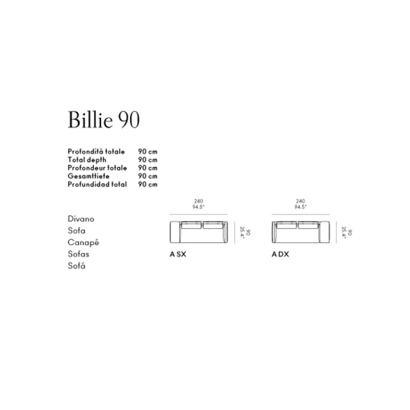 Sofa Casamania Billie  90