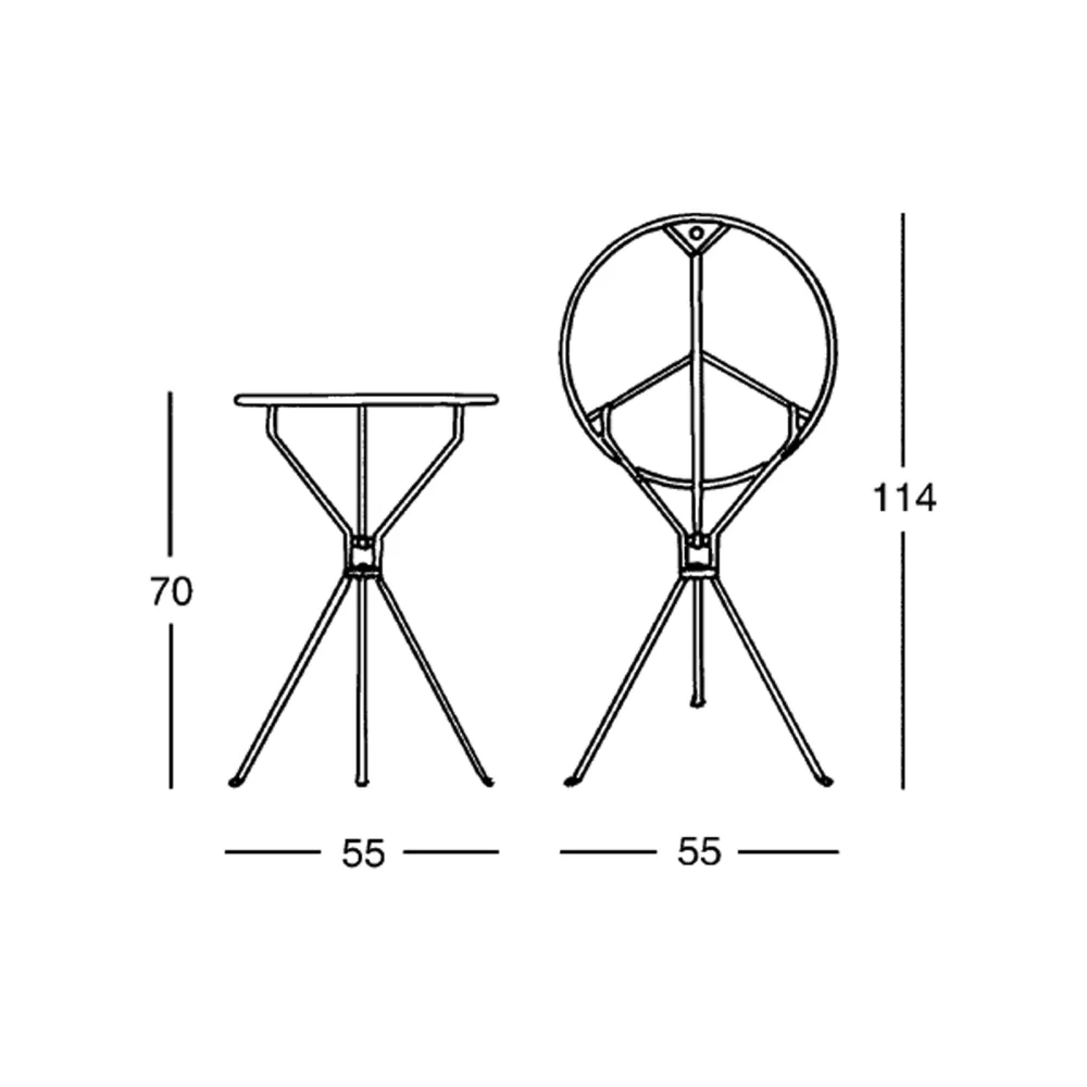 Zanotta Cumano Table pliable
