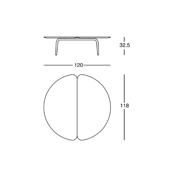 Zanotta Graphium Table basse