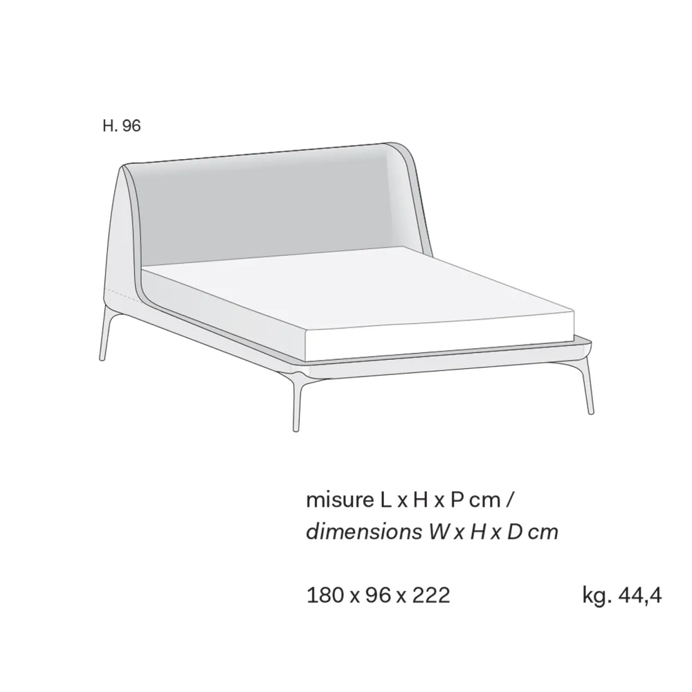 Bed Novamobili Velvet