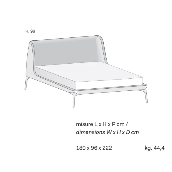 Cama Novamobili Velvet