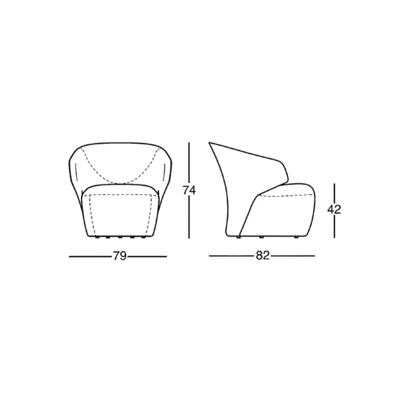 Zanotta Arom Sillón