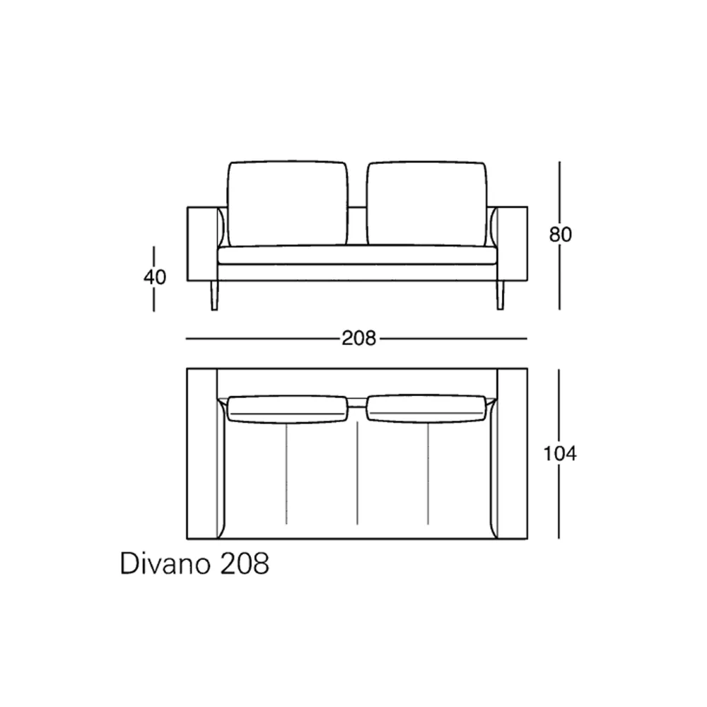 Zanotta Bruce Sofa