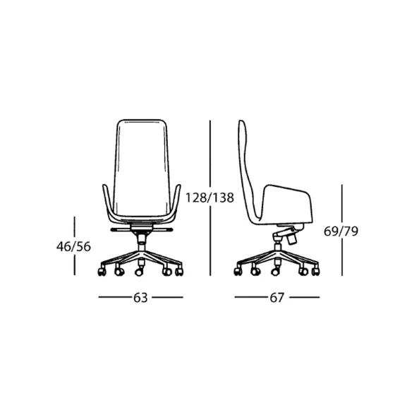 Zanotta Lord Swivel armchair