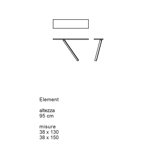 Consolle Desalto Element 682
