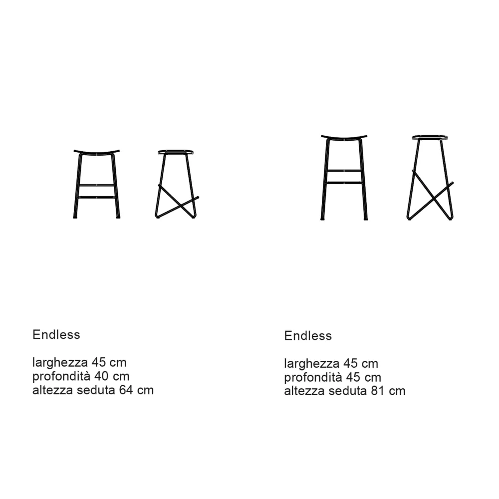 Stool Desalto Endless 719