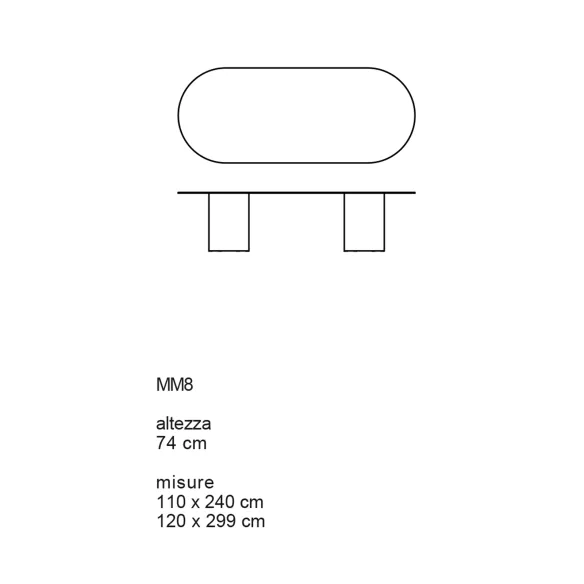 Table Desalto MM8 349