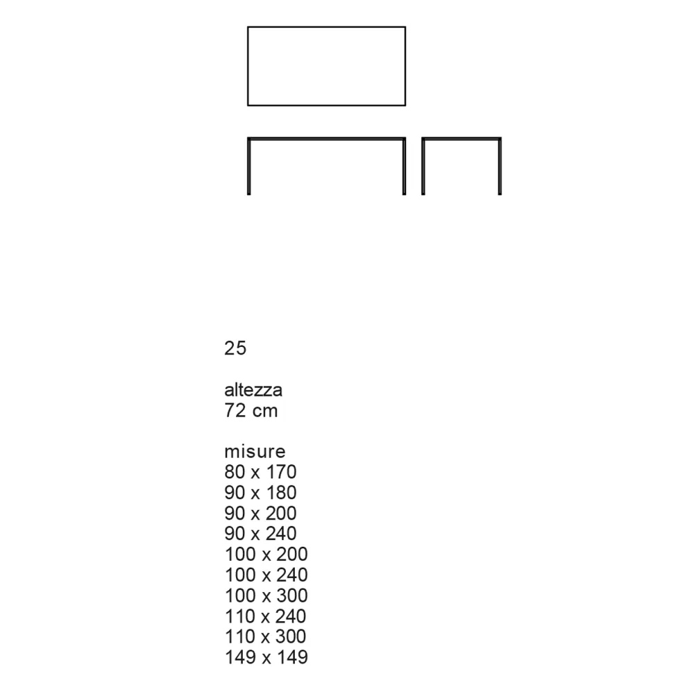 Tisch Desalto "25"