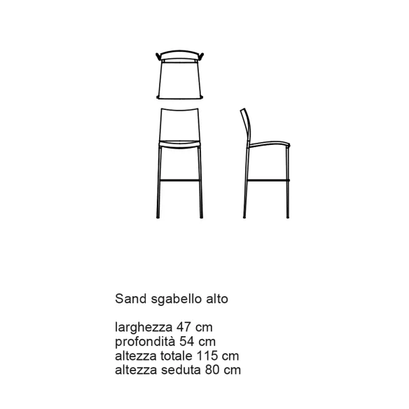 Tabouret Desalto Sand