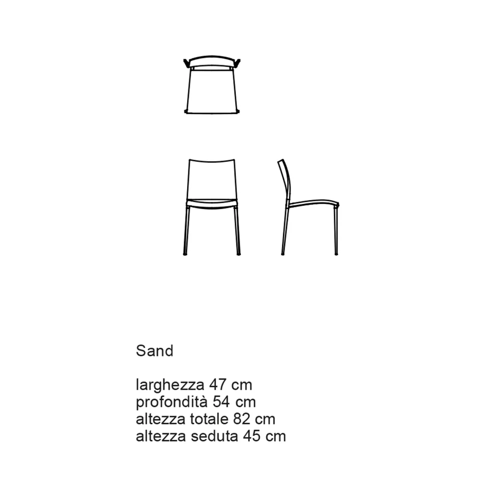 Chaise Desalto Sand 447