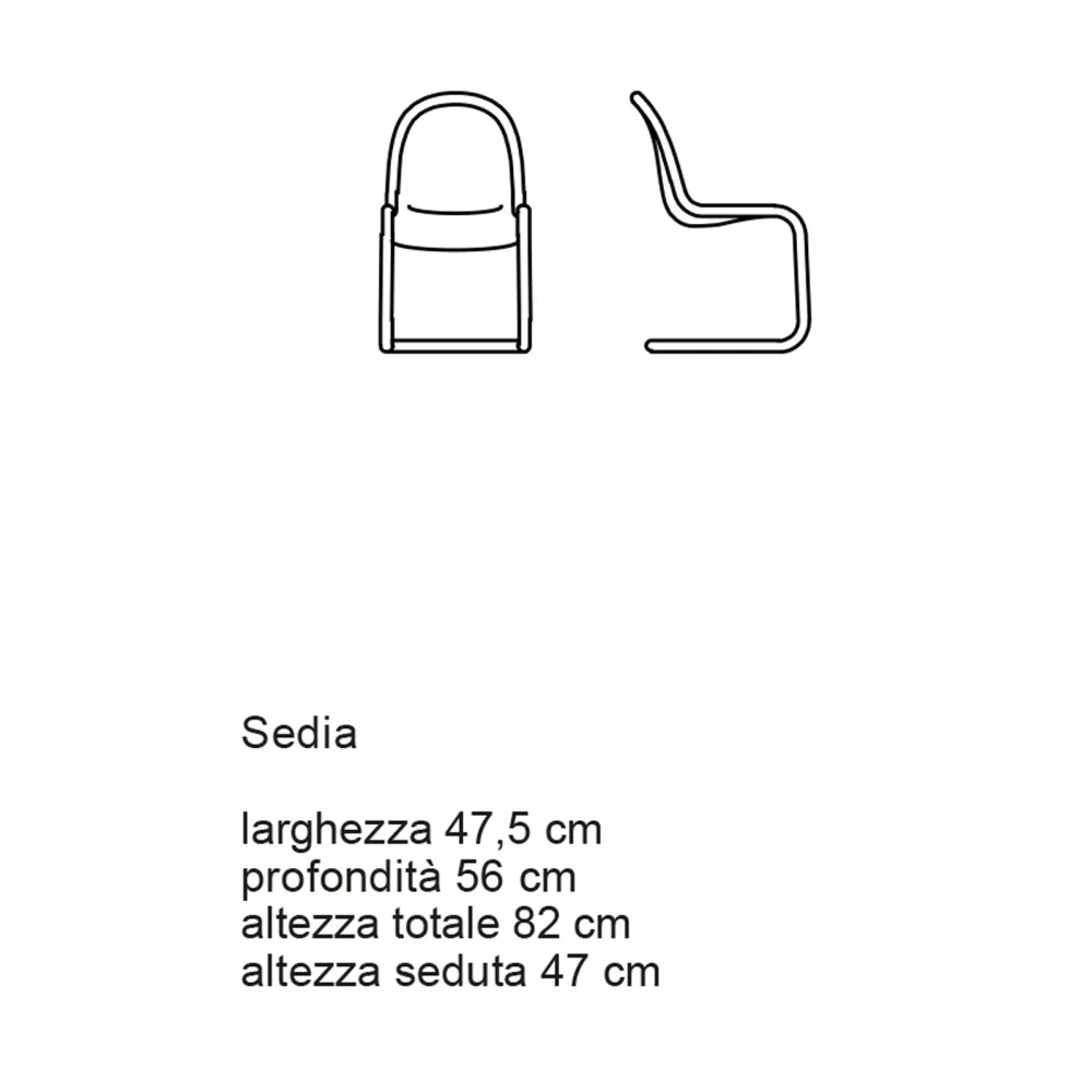 Chaise Desalto Strong 732
