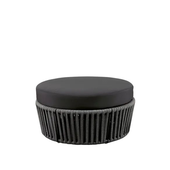Pouf Vermobil Desiree Rope Black