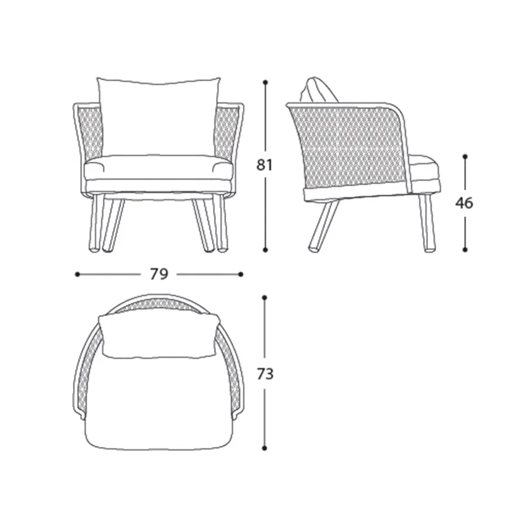 Sessel Varaschin Emma