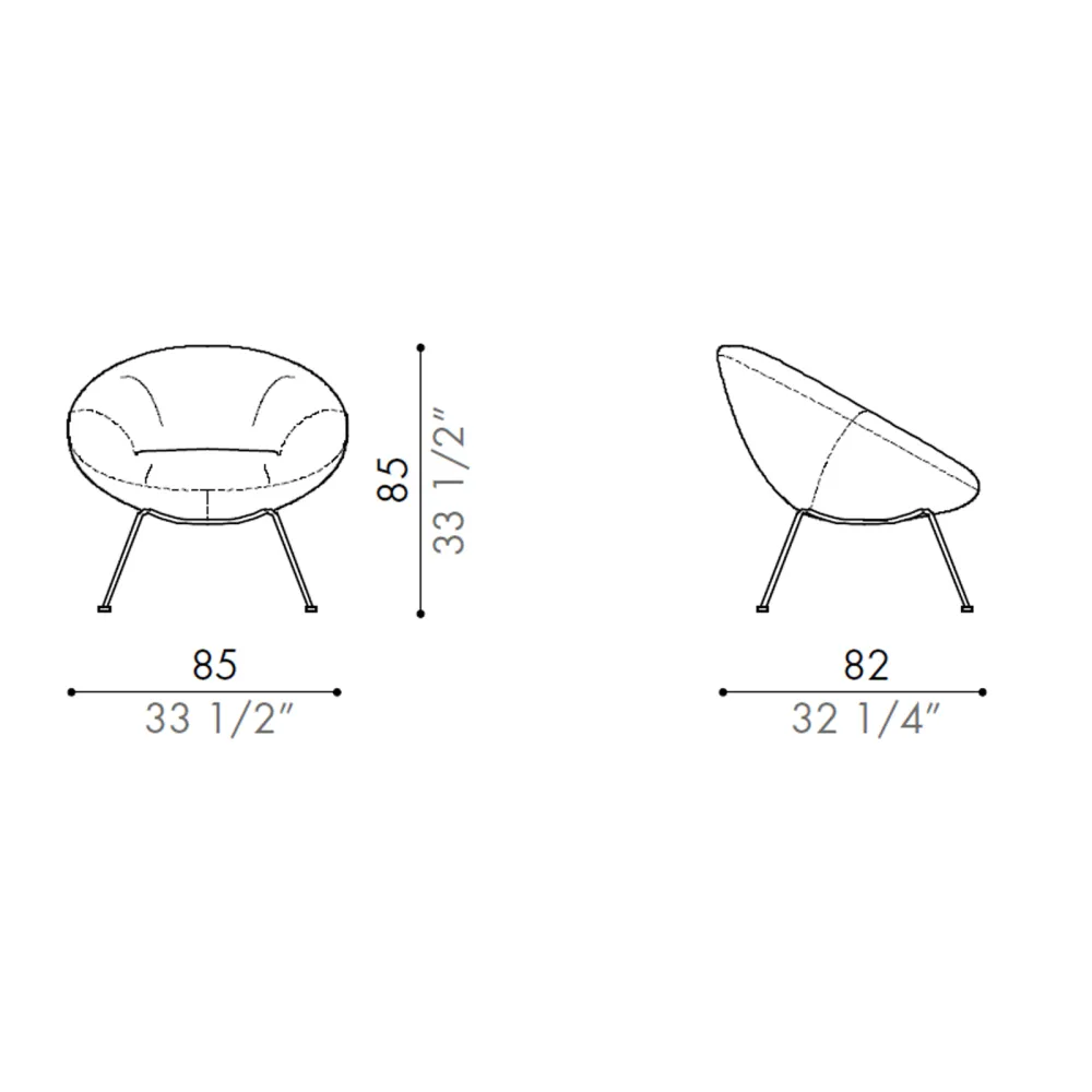 Fauteuil Désirée Nest Soft
