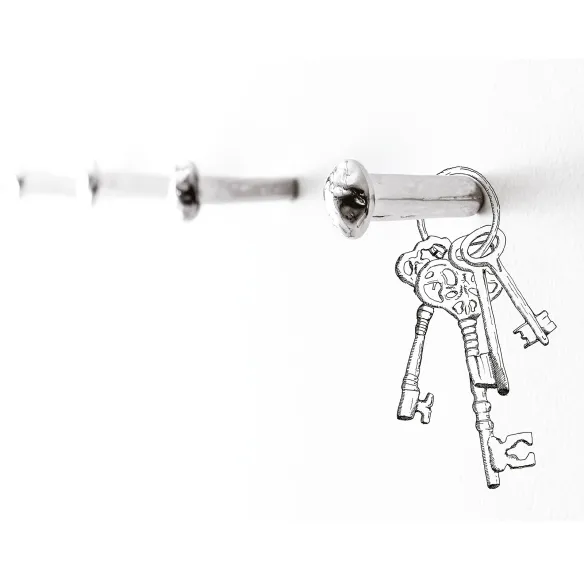 Mirror Coat Hanger Minottiitalia Chiodo Fisso