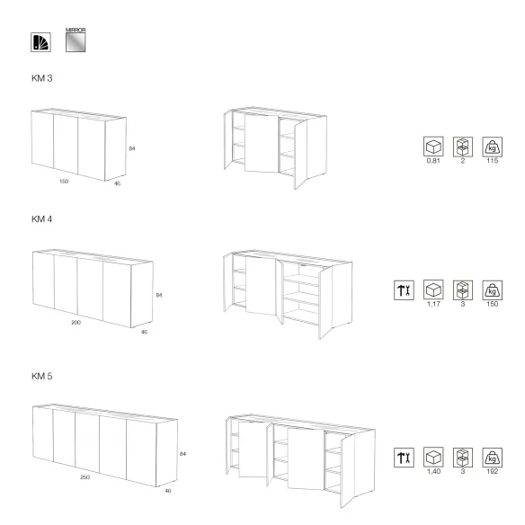 Sideboard Minottiitalia KM