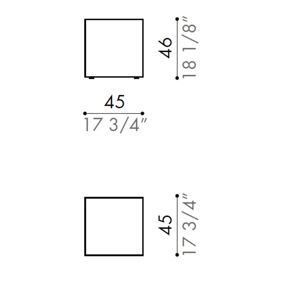 Pouf Désirée Linear