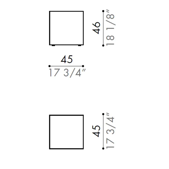 Pouf Désirée Linear