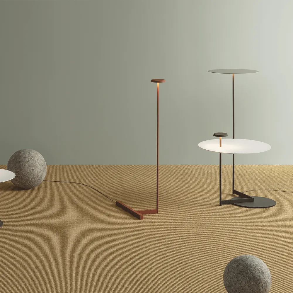 Lámpara de tierra Vibia Flat 5955