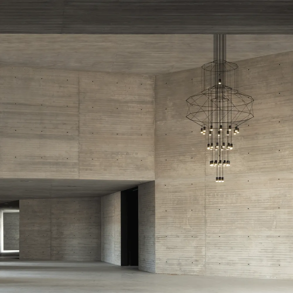 Lamp Suspension Vibia wireflowChandelier 0374