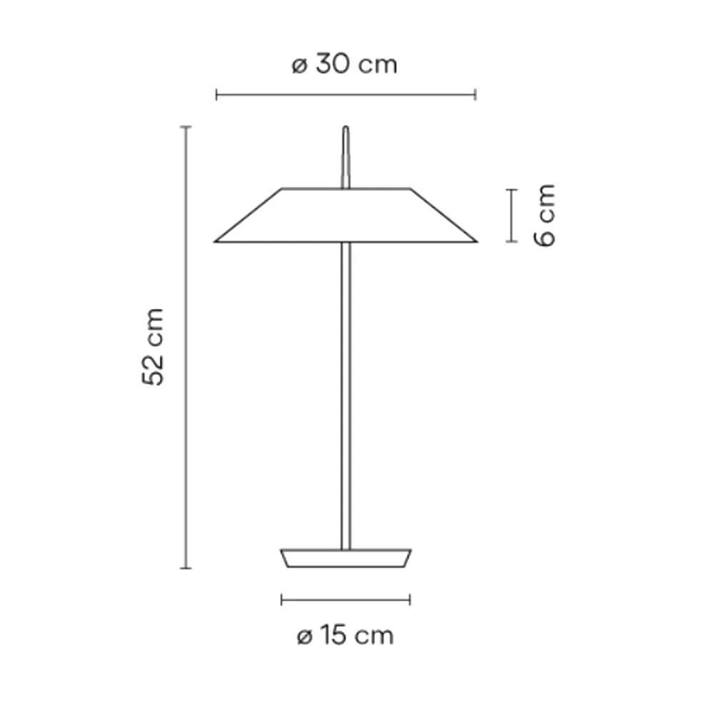 Lampada da Tavolo Vibia Mayfair 5505