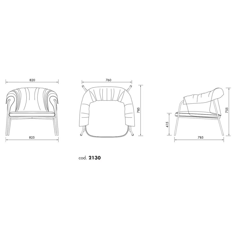 Poltrona Alma Design Scala