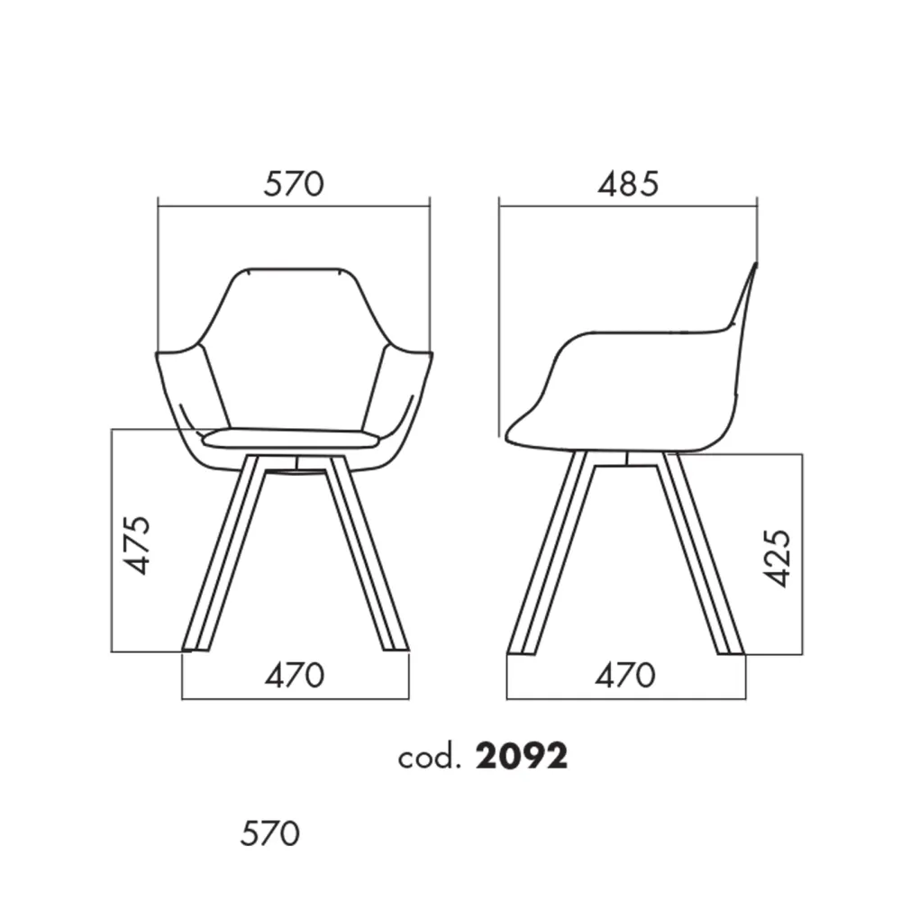 Armchair Alma Design Y Armchair