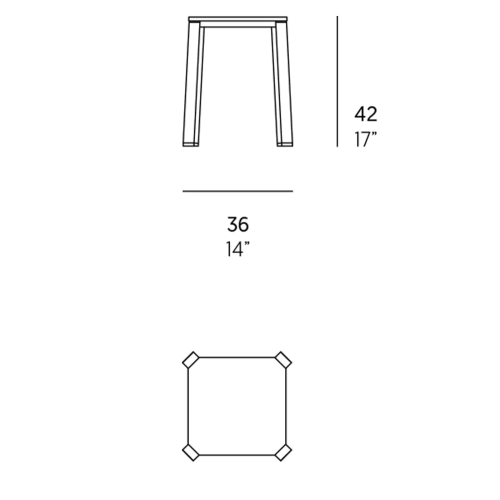 Tabouret GandiaBlasco Timeless