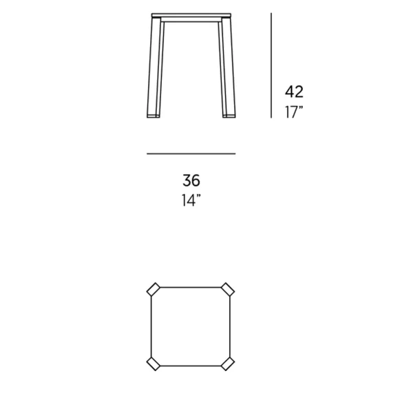 Tabouret GandiaBlasco Timeless