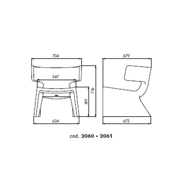 Fauteuil Alma Design Meg