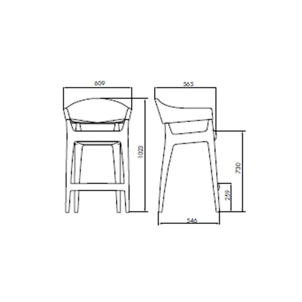 Tabouret Alma Design Jo Stool 2