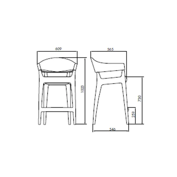 Sgabello Alma Design Jo Stool