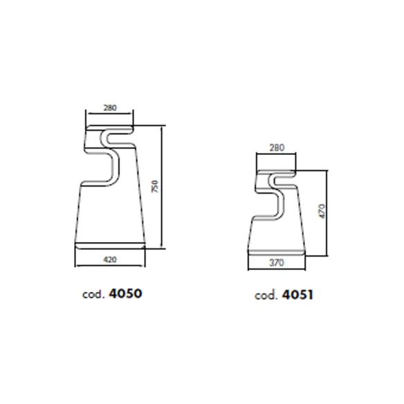 Schemel Alma Design 2525