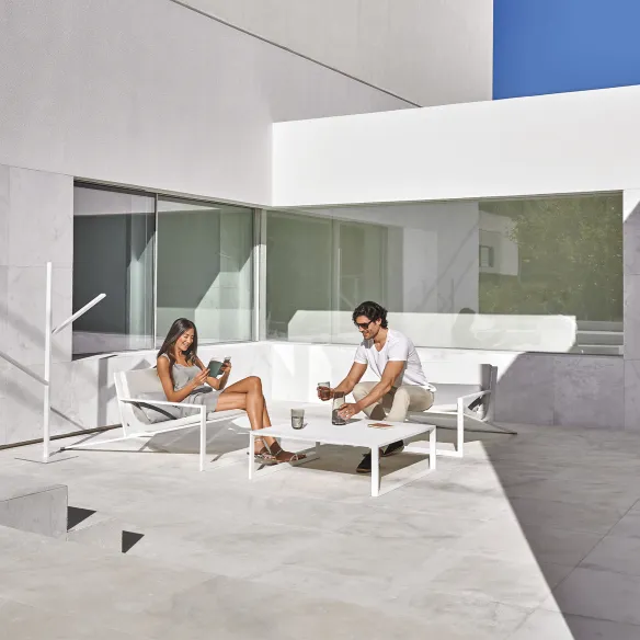 Lounge-Sessel GandiaBlasco Blau
