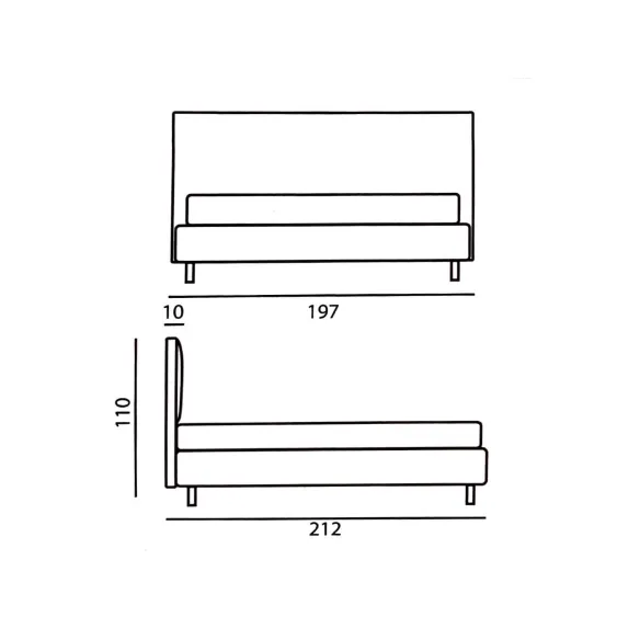 Double bed Twils Dread