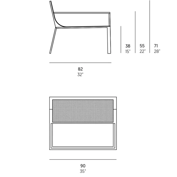 Fauteuil GandiaBlasco Blau