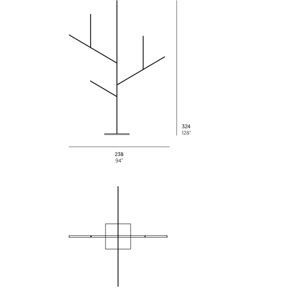 Lampe d'arbre GandiaBlasco Blau M1