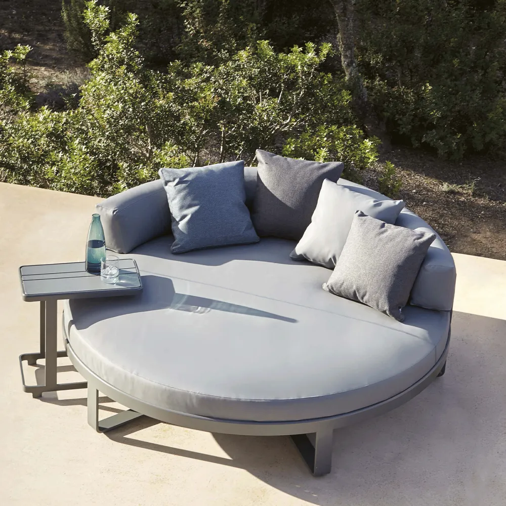 Cama de relajación redonda GandiaBlasco Flat