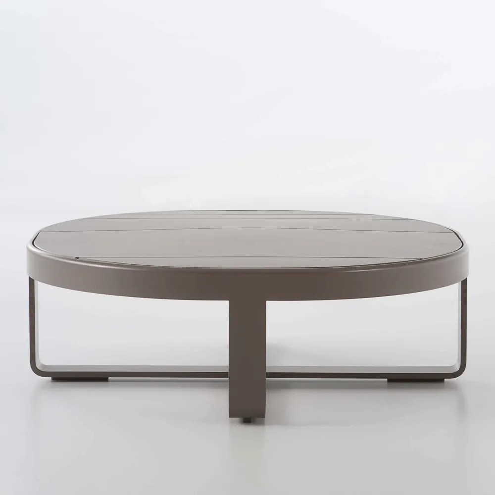 Table basse ronde GandiaBlaso Flat
