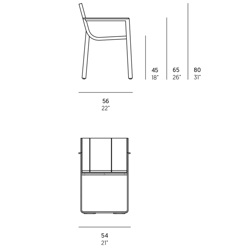 Chair GandiaBlasco Flat