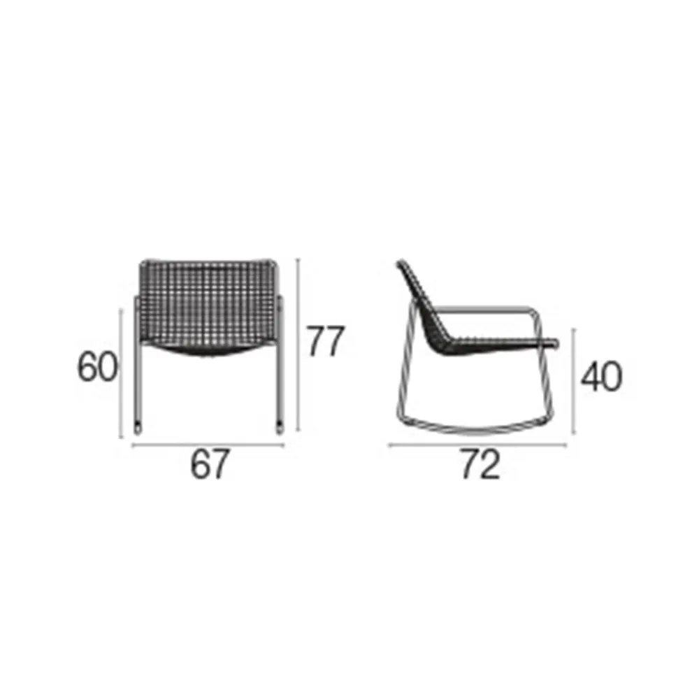 Fauteuil à Bascule Emu Rio R50