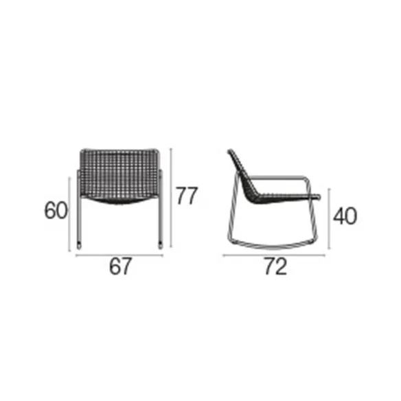 Fauteuil à Bascule Emu Rio R50